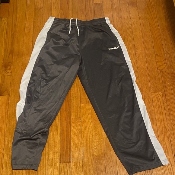 And1 Other - AND1 Black and Gray Track Pants size large